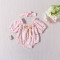 0-12M Baby Girls Floral Off-Shoulder Bodysuit And Headband  Baby Clothes  