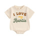 0-18M Baby Letter Printed Shorts Sleeve Bodysuit  Baby Clothing  