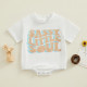 0-18M Baby Letter Short Sleeve Bodysuit  Baby Clothing  