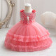 12M-4Y Toddler Girls Sleeveless Butterfly Sequins Mesh Princess Dresses  Girls Clothes  