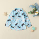 6M-3Y Baby Boys Lapel Button-Down Cactus Hat Print Shirts  Baby Clothing  