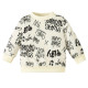 6M-3Y Baby Round Neck Pullover Letter Print Sweatshirts  Baby Clothing  