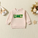 3M-3Y Baby St. Patrick's Day Towel Embroidery Letter Sweatshirts  Baby Clothes  