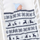 Newborn Baby Knitted Christmas Elk Printed Blankets  Baby Boutique Clothing  