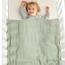 Newborn Knitting Twist Solid Color Blanket Swaddling Baby  Accessories  