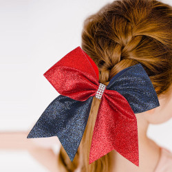 Toddler Girls Sequins Hit Color Bow Hair Tie  