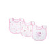 3 Packs Baby Animal Pattern Bib  