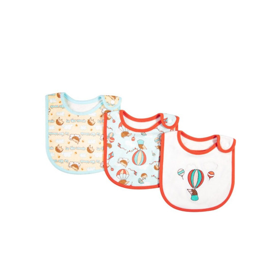 3 Packs Baby Animal Pattern Bib  