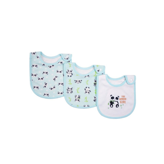 3 Packs Baby Animal Pattern Bib  