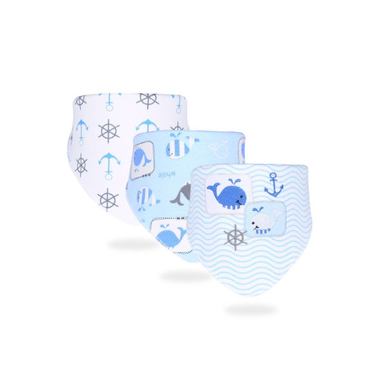 3-Pack Baby Unisex Animal & Cartoon Pattern Bib  