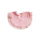 Baby Girl Bow Eyelet Hem Bib  