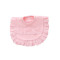 Baby Girl Ruffle Decor Lace Plain Bib  