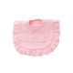 Baby Girl Ruffle Decor Lace Plain Bib  