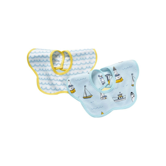 2-Pack Baby Cartoon Dinner Feeding Bibs  