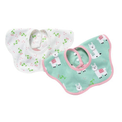 2-Pack Baby Cartoon Dinner Feeding Bibs  