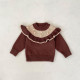 3-24M Baby Handmade Ball Crochet Pullover Knitted Sweater  Baby Clothes  