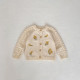 3-24M Baby Floral Embroidered Knitted Sweater Or Bodysuit  Baby Clothing  