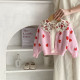 3-24M Baby Pink Heart-Shaped V-Neck Knitted Cardigan Sweater  Baby Boutique Clothing  