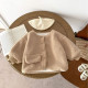 3-24M Baby Fake Pocket Plush Cardigan Jacket  Baby Clothing  