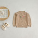 3-24M Baby Hand Embroidery Floral Knitted Cardigan Sweater  Baby Clothes  