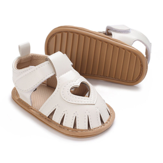 3-18M Baby Sandals Love Heart Rubber Sole Non-Slip Toddler Shoes  Accessories Vendors  