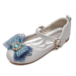 9M-3Y Baby Girl Rhinestone Bow Buckle Low-Top Princess Shoes  Accessories  