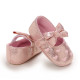 3-18M Baby Cute Heart Print Bow Knot Rubber Sole Princess Shoes  Baby Clothes Suppliers  