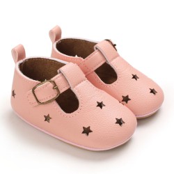 3-18M Baby Girl & Boy Solid Color Stars Hollow Out Velcro Toddler Shoes  Baby Clothes Suppliers  