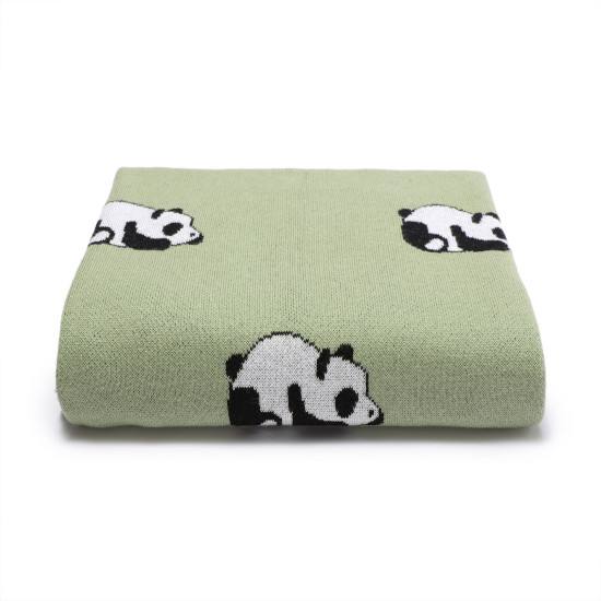 Baby Blankets Panda Knitted Newborn Swaddle  Accessories Vendors  