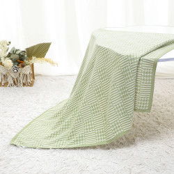 Baby Blankets Checked Knitted Newborn Swaddle  Accessories Vendors  