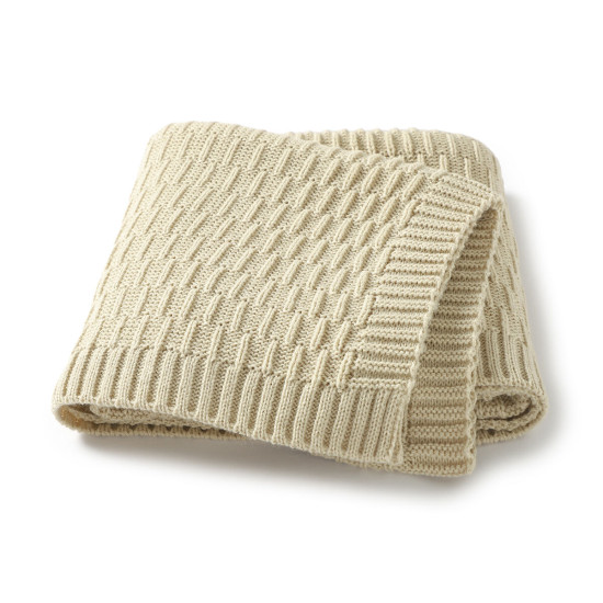 Newborn Knitted Solid Color Baby Blankets  Accessories Vendors  