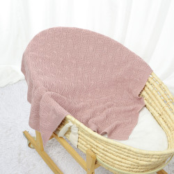 Newborn Swaddle Knitted Solid Color Baby Blankets  Accessories Vendors  