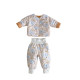 3-24M Baby Reversible Cotton Jacket High-Waisted Trousers  Baby Boutique Clothing  