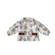 0-18M Baby Bear Print Bow Cartoon Jackets  Baby Boutique Clothing  