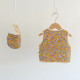 3-24M Baby Floral Vest Jackets With Bags  Baby Clothing  