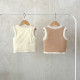 3-24M Baby Unisex Baby Suede Sherpa Outlined Vest Fleece Vest With Pockets  Baby Clothes  