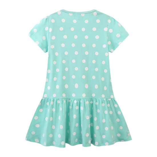 18M-7Y Toddler Girls Polka Dots Short Sleeve Dresses  Girls Clothing  