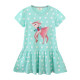 18M-7Y Toddler Girls Polka Dots Short Sleeve Dresses  Girls Clothing  