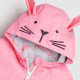 18M-7Y Toddler Girls Pink Long Sleeve Hooded Zip Jackets  Girls Clothes  