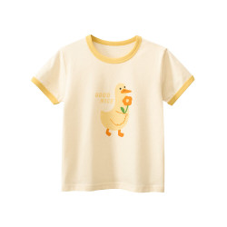 18M-7Y Toddler Girls Cartoon Short Sleeve Tops  Girls Clothes  