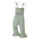 18M-6Y Toddler Girls Bow Sling Jumpsuit  Girls Clothes  