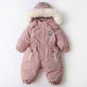 18M-5Y Fur Collar Hooded Plus Fleece Toddler Ski Jumpsuit  Toddler Boutique Clothing  