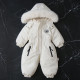 18M-5Y Fur Collar Hooded Plus Fleece Toddler Ski Jumpsuit  Toddler Boutique Clothing  