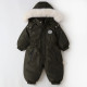 18M-5Y Fur Collar Hooded Plus Fleece Toddler Ski Jumpsuit  Toddler Boutique Clothing  