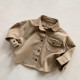 9M-6Y Pocket Button Long Sleeve Solid Color Shirt  Kids Boutique  