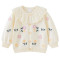 12M-6Y Toddler Girls Embroidered Floral Knitted Cardigan Sweater  Girls Clothes  