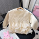 18M-7Y Toddler Girls Knitted Sweater Patchwork Mesh  Girls Fashion Clothes  