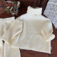 18M-7Y Toddler Girls Sets Solid Ribbed Knitted Turtleneck Sweater Pants  Girls Clothes  