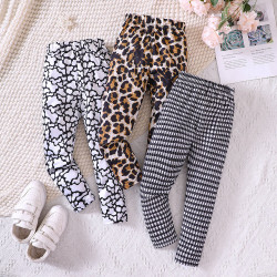 18M-7Y Toddler Girls Patterned Stretch Leggings  Girls Clothes  