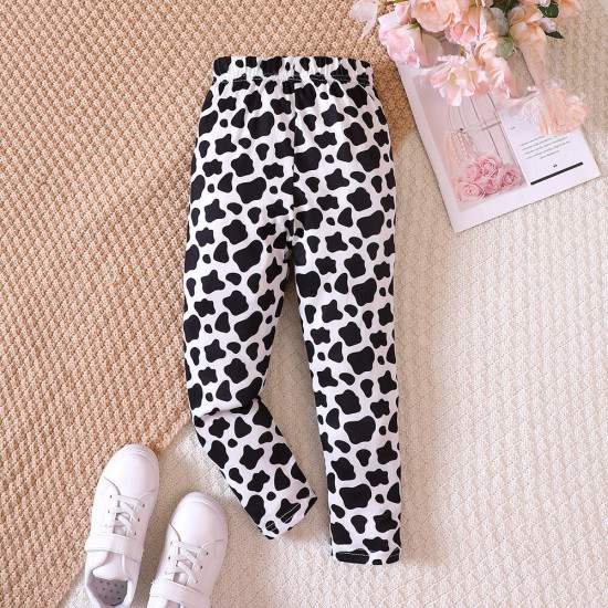 18M-7Y Toddler Girls Leopard Print Stretch Leggings  Girls Clothes  